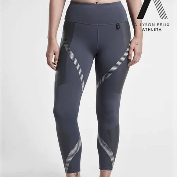 Athleta Pants - Athleta Legend 7/8 Tight size 3X Violet/Lilac